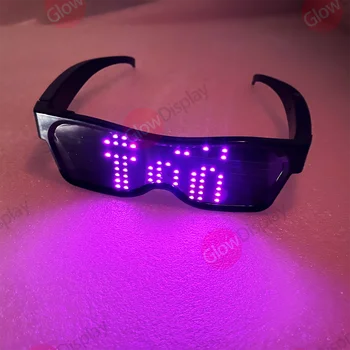 משקפיים מהבהבים אל חוט LED משקפיים זוהרים למסיבות חידוש מתנה אור בהיר פסטיבל המפלגה זוהר משקפי שמש