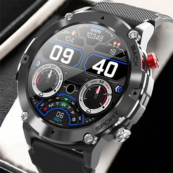 2023 חדש 1.32 אינץ Bluetooth שיחה חיצונית Smartwatch גברים 24H ניהול בריאות-ספורט-כושר-Tracker שעון חכם עבור אנדרואיד ios