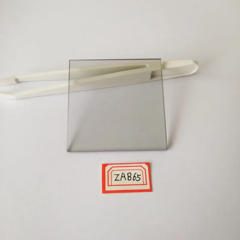 מספר גודל ND זכוכית ZAB65 65% צפיפות ניטרלי מסנן הפחתת האור יתר ערך 0.19